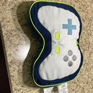 Gaming controller decorative pillow